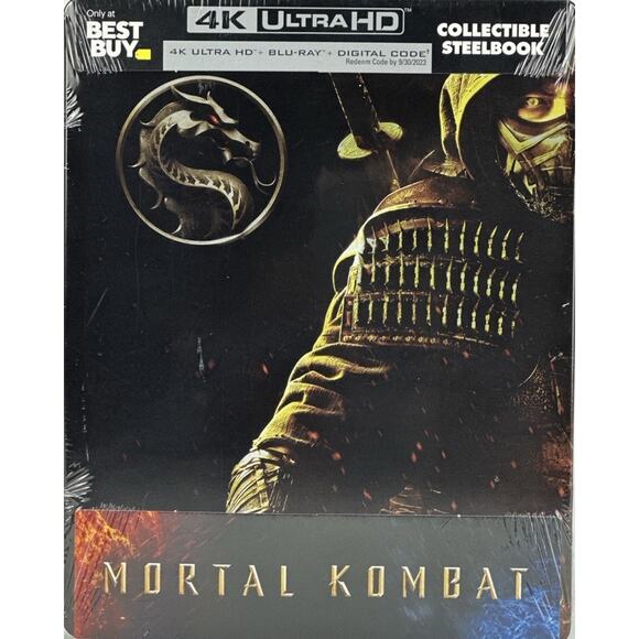 Other - Mortal Kombat 4K Ultra HD Blu-ray Collectible Steelbook Best Buy Exclusive